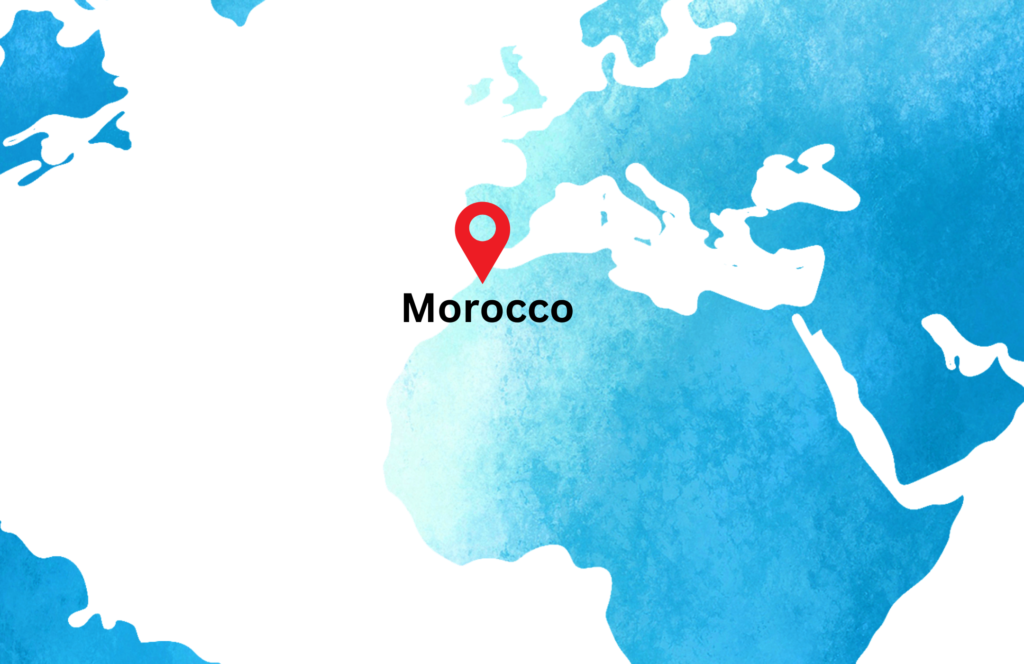 university partners for global education in morocco, morocco on world map, study in morocco