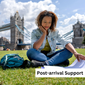 Post-arrival Support Services by Learner Aid