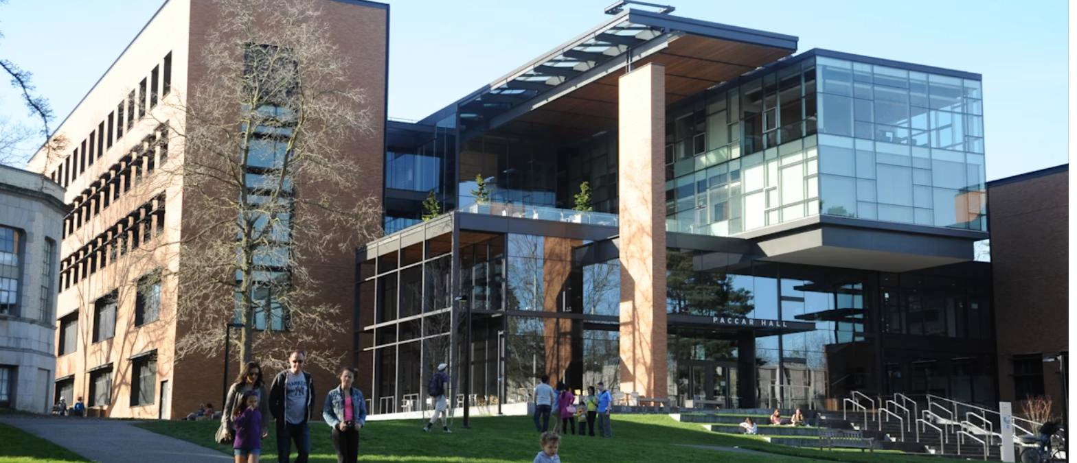 University campus with students walking, representing New Zealand universities for Indian students