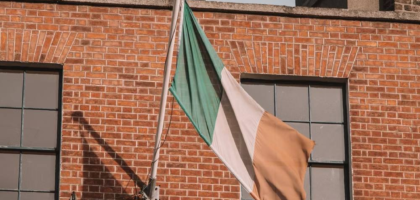Ireland Stamp 1G post study work route Irish flag