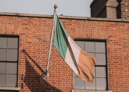 Ireland Stamp 1G post study work route Irish flag