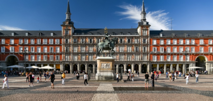 Plaza Mayor in Madrid, a popular city for Indian students who study in Spain 2026