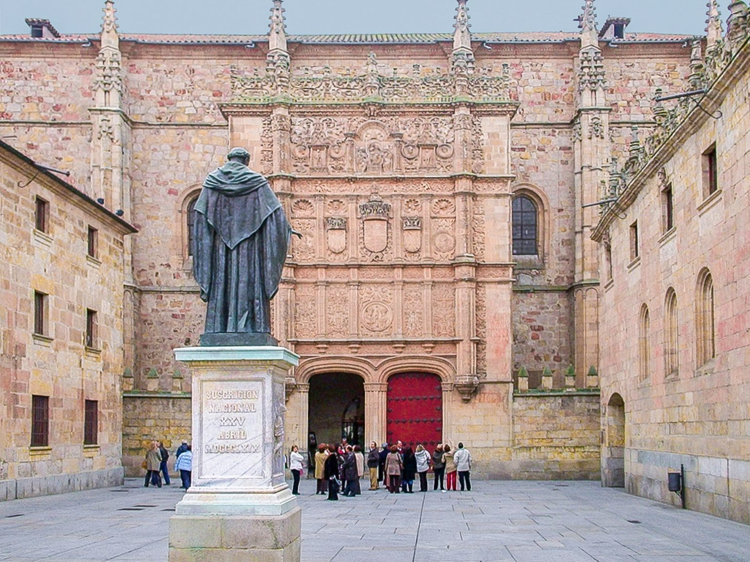 Courtyard of the University of Salamanca, one of the oldest public universities in Spain