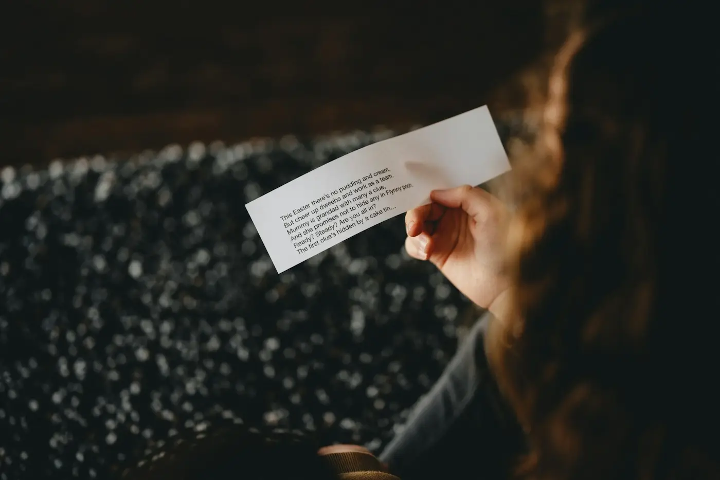 Student reading the fine print of a university offer letter